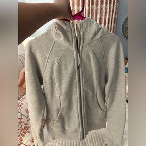 Gray Zip-Up Hoodie
